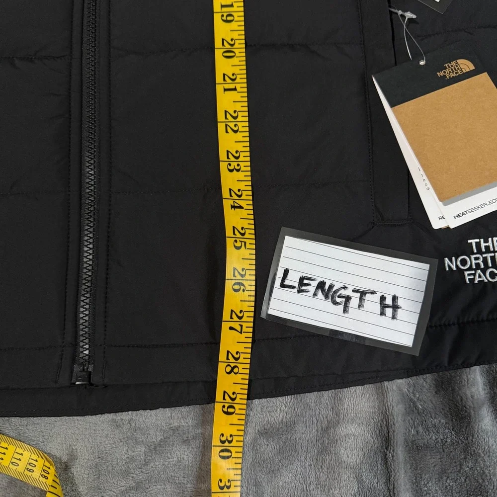 The North Face Everyday HeatSeeker Eco Insulated Vest Mens L Black Puffer *READ
